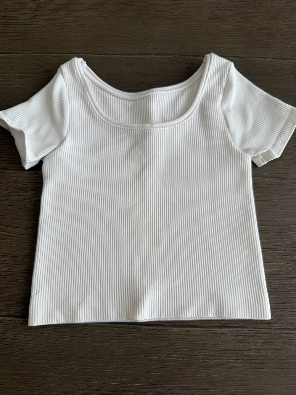 Athleta Girl Rise Above Rib Crop Tee